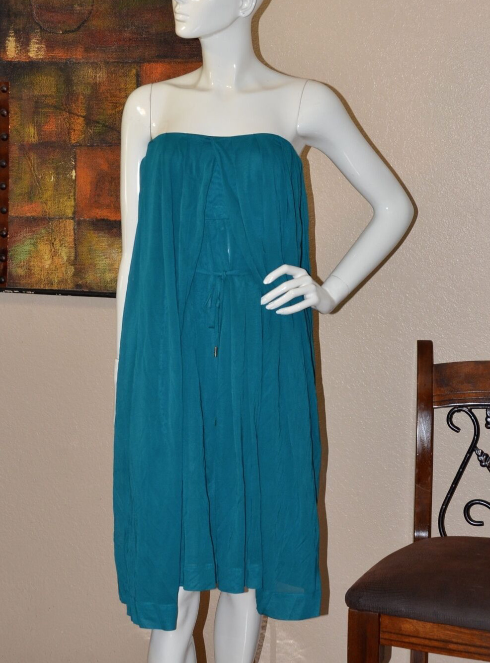 BOSS by HUGO BOSS Designer STRAPLESS FLOWY DRESS Size M NEW!!!
